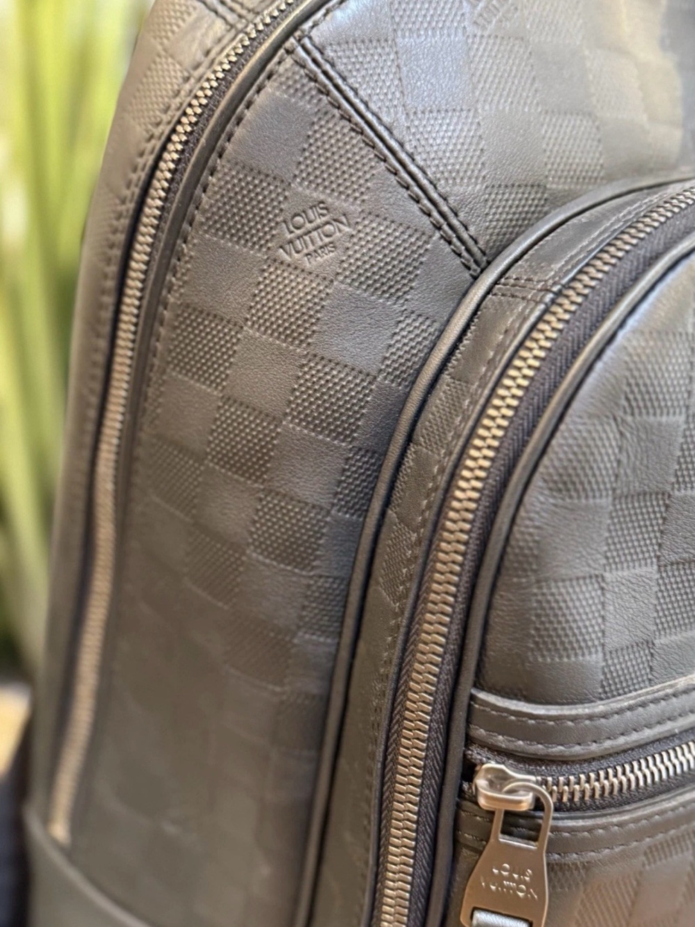 Louis Vuitton Men's Black Damier Graphite Backpack - Picture 3 of 15